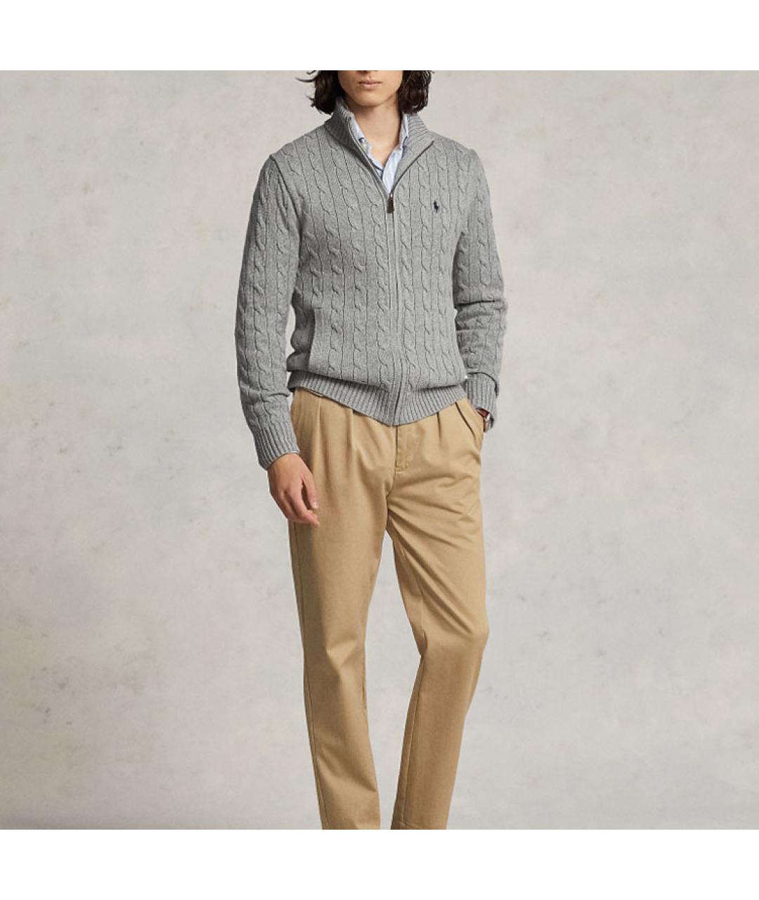 POLO RALPH LAUREN Серый джемпер / свитер, фото 2