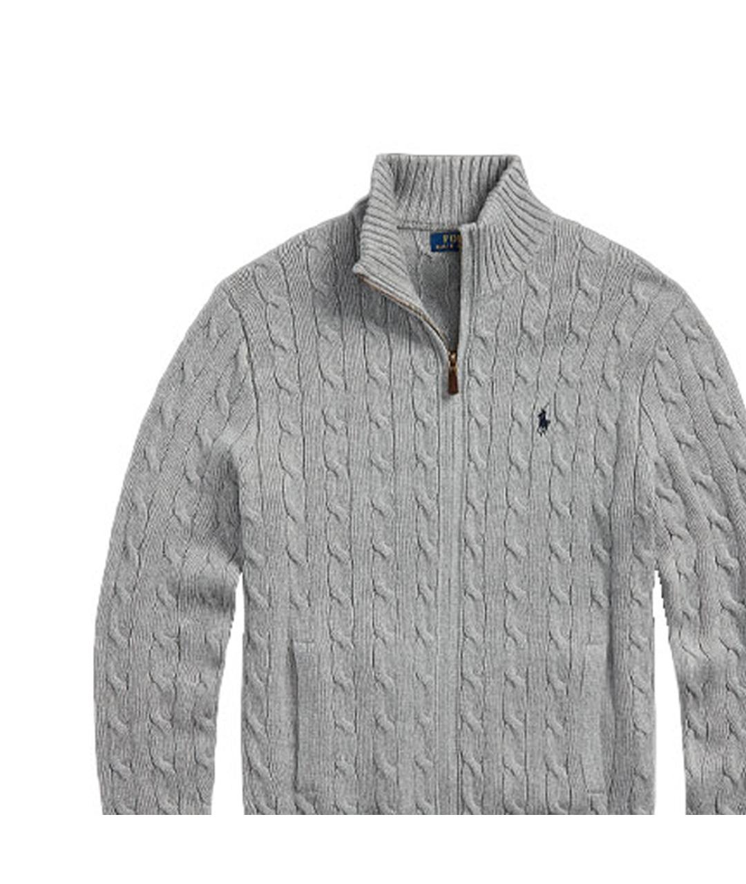POLO RALPH LAUREN Серый джемпер / свитер, фото 5