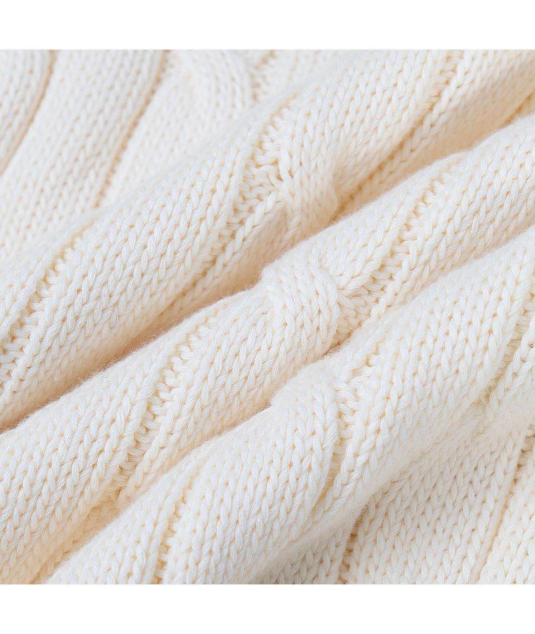 POLO RALPH LAUREN Бежевый хлопковый джемпер / свитер, фото 2