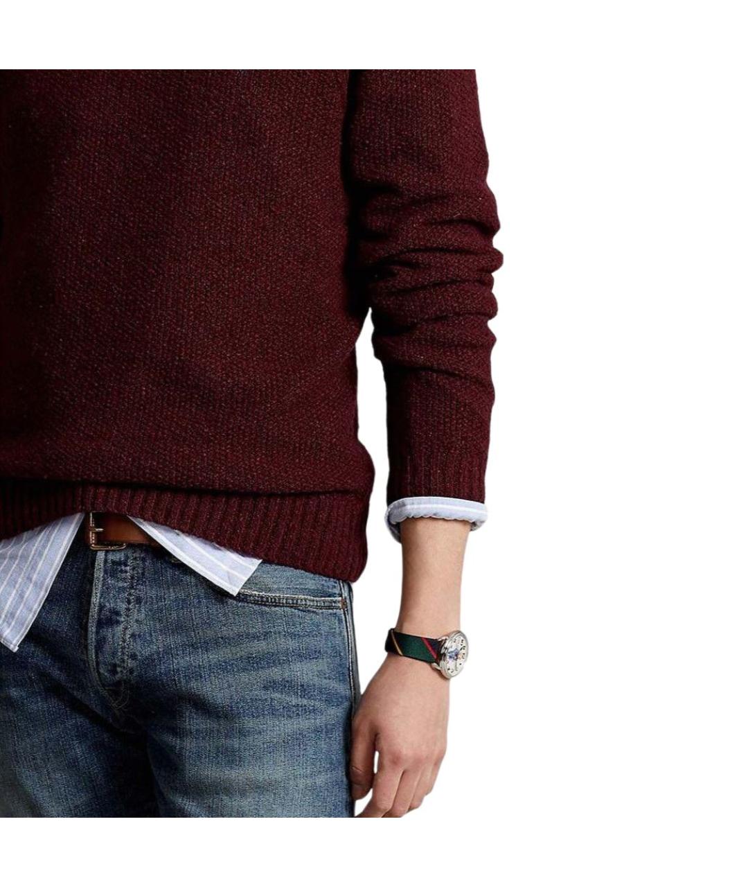 POLO RALPH LAUREN Бордовый джемпер / свитер, фото 5