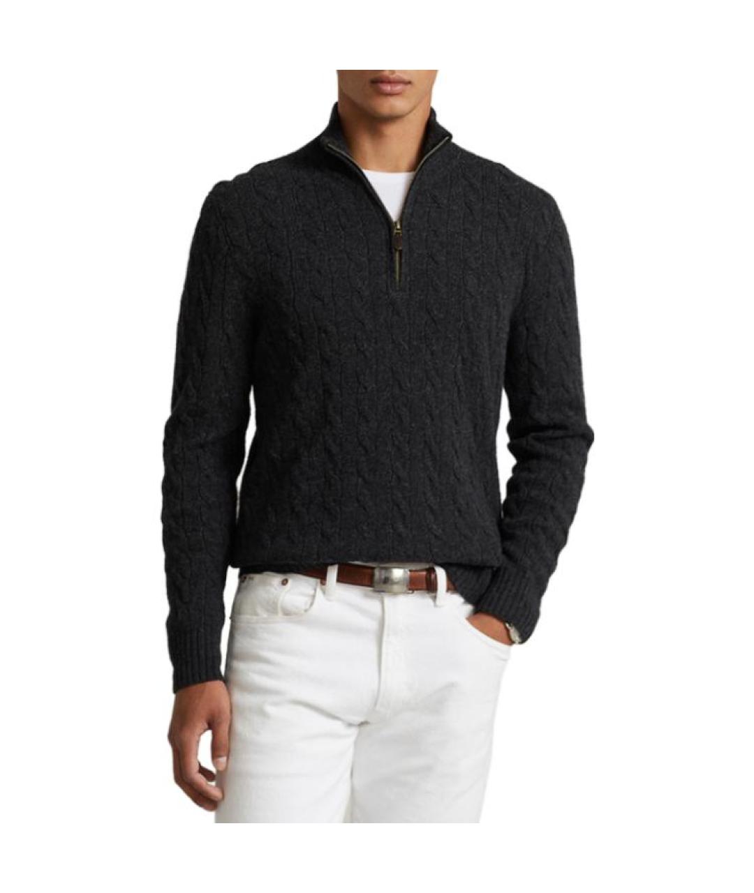 POLO RALPH LAUREN Серый джемпер / свитер, фото 4