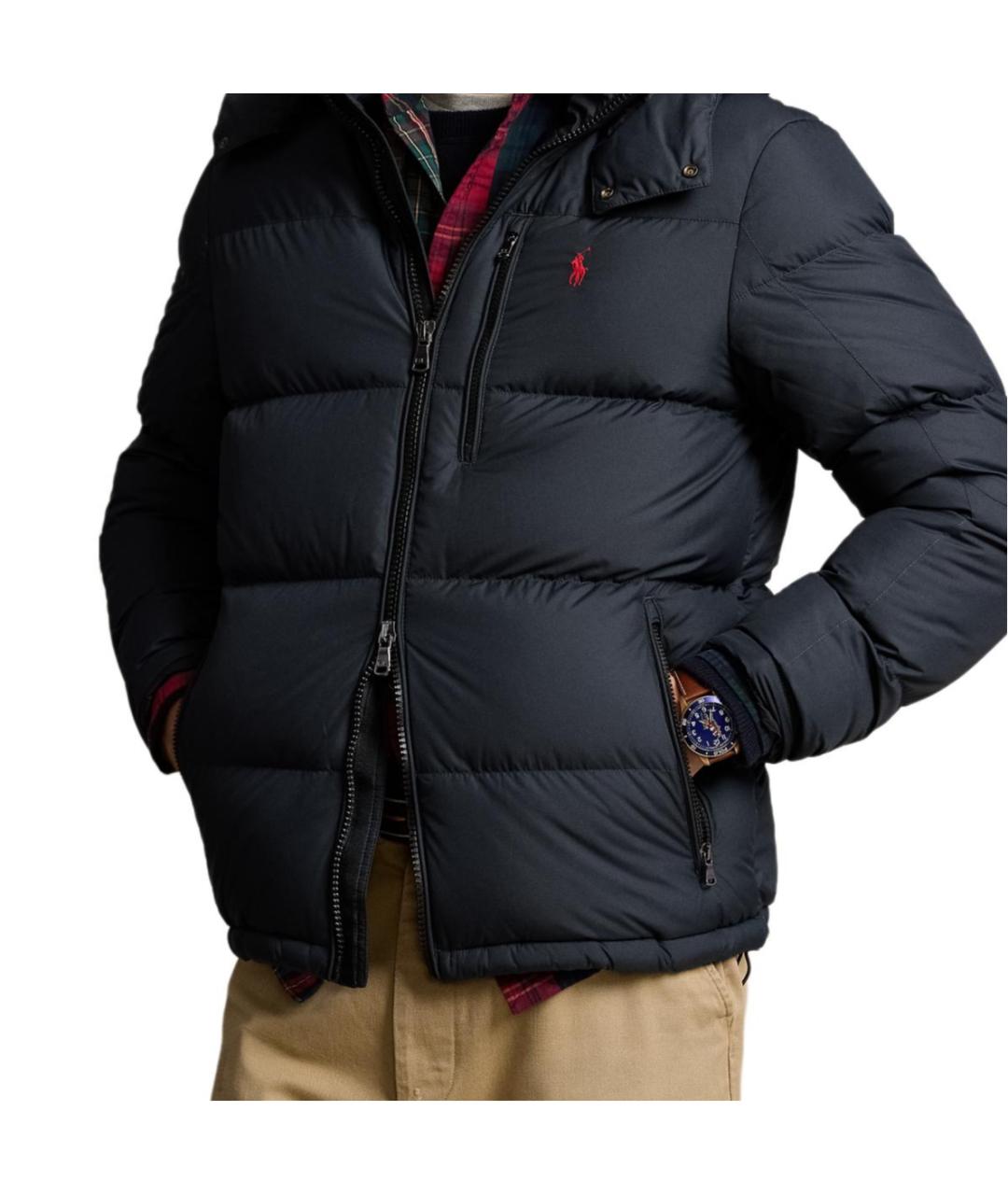 POLO RALPH LAUREN Черный пуховик, фото 2