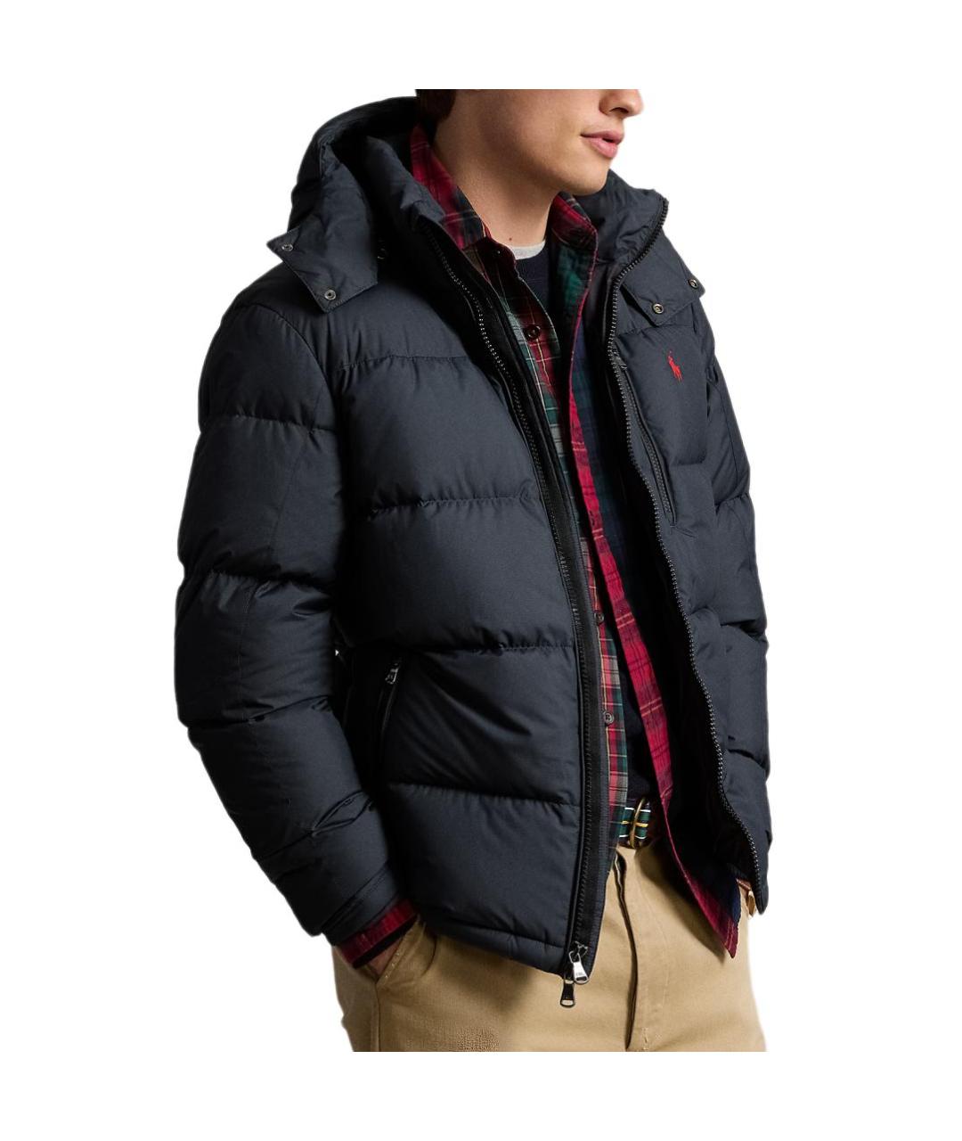 POLO RALPH LAUREN Черный пуховик, фото 4