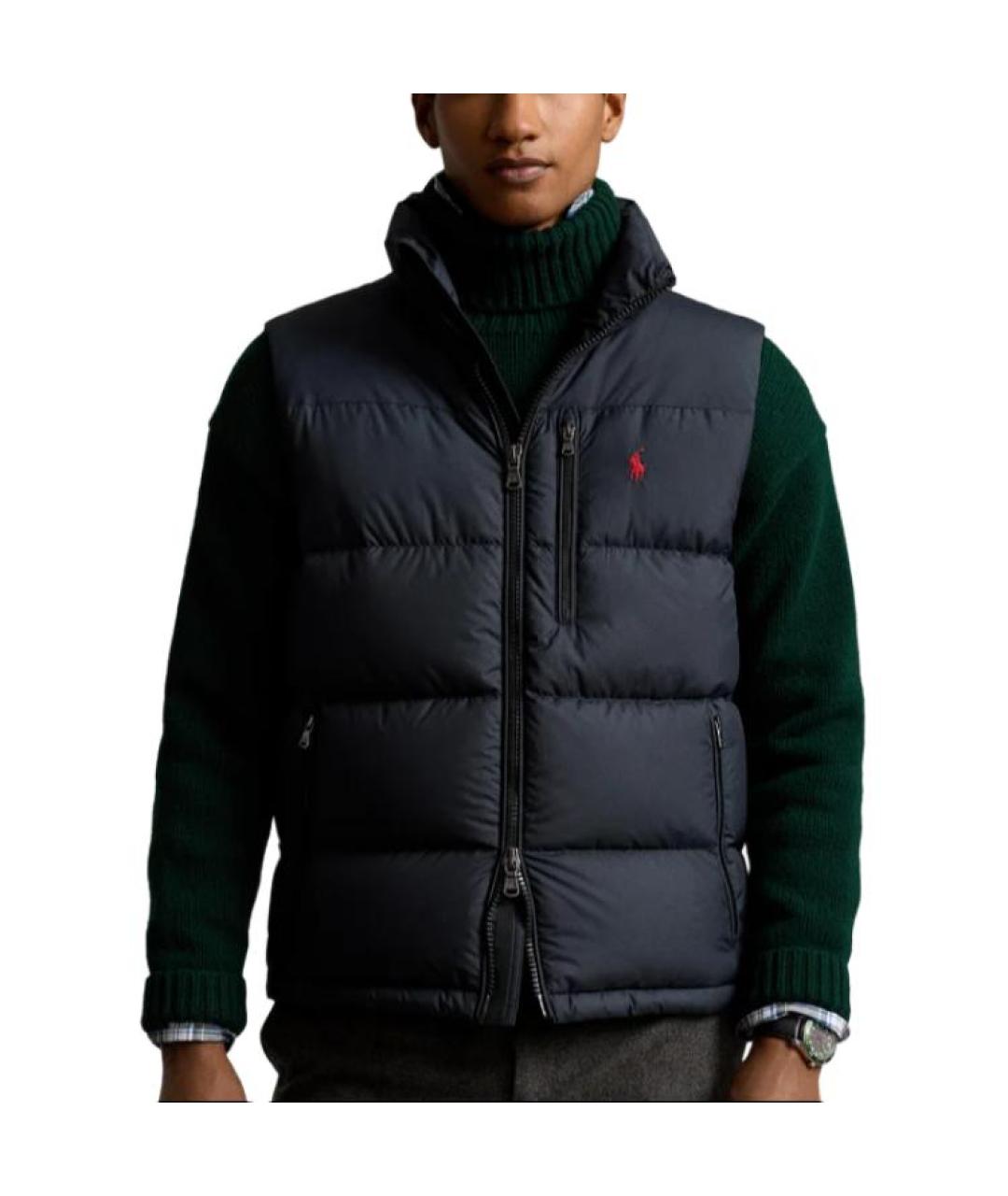 POLO RALPH LAUREN Черный жилет, фото 4