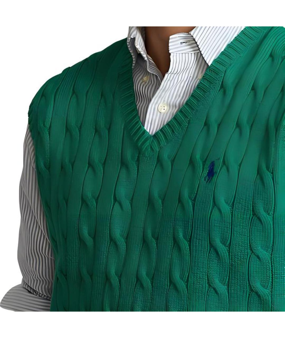 POLO RALPH LAUREN Зеленая жилетка, фото 5
