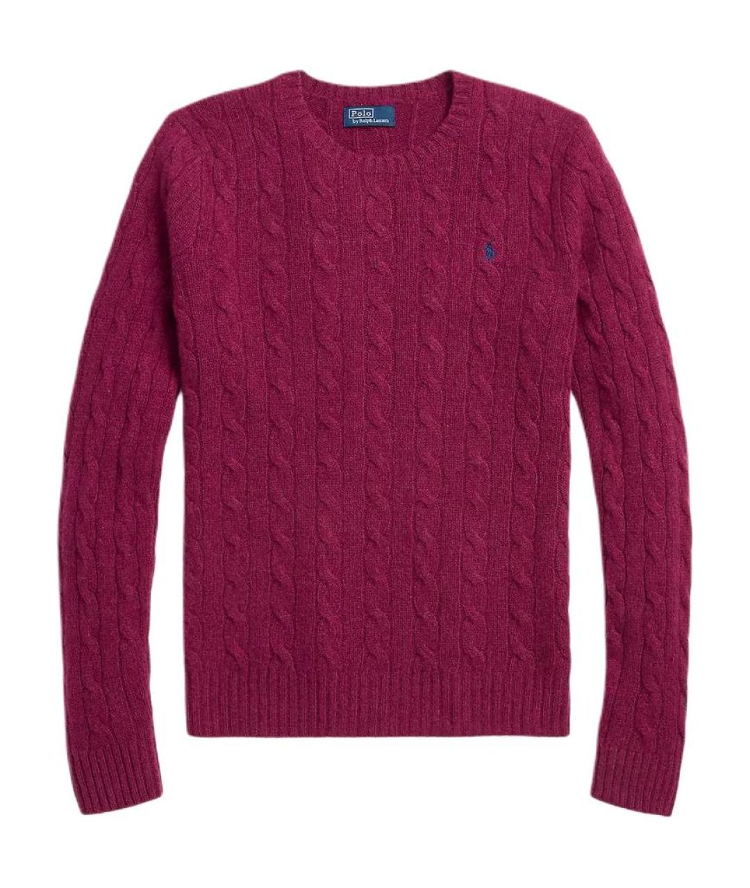 POLO RALPH LAUREN Фиолетовый шерстяной джемпер / свитер, фото 1