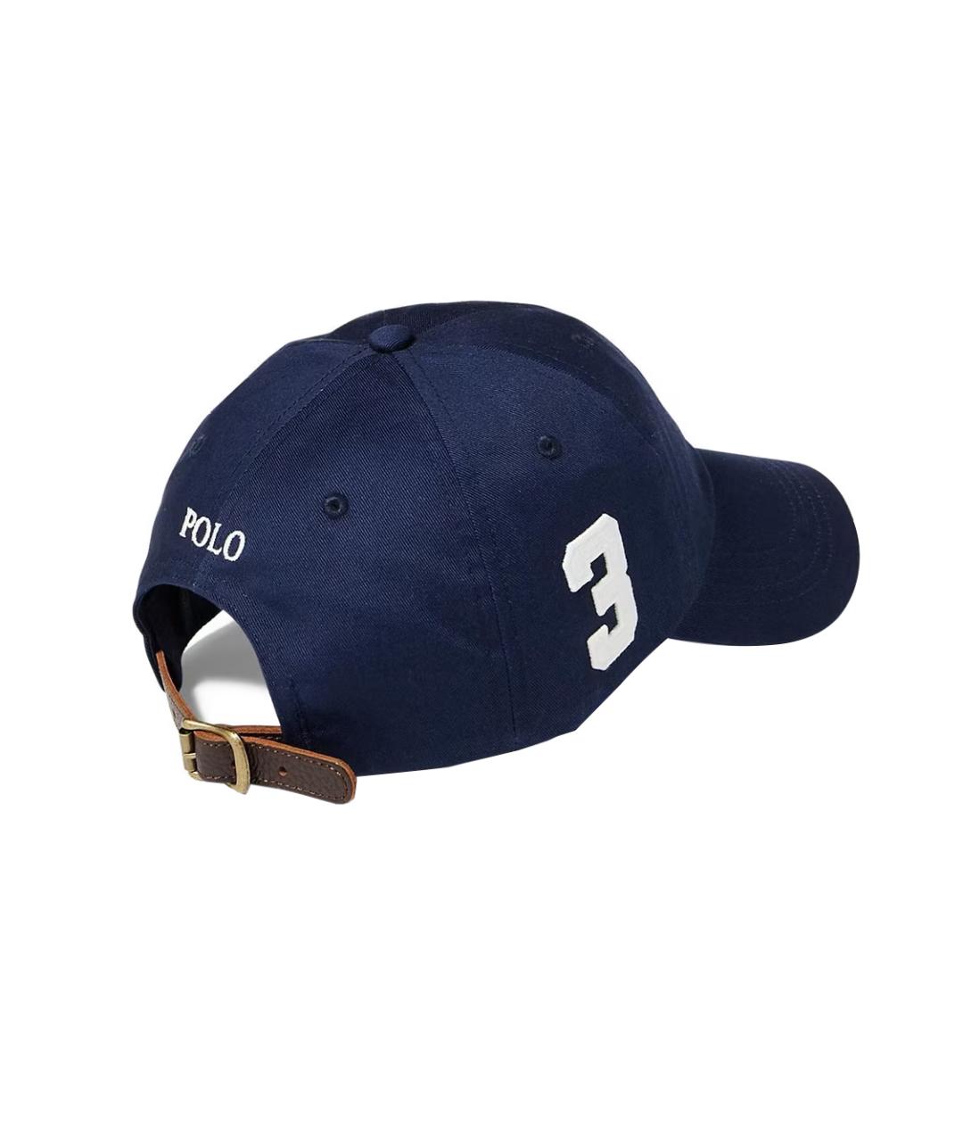 POLO RALPH LAUREN Синяя хлопковая кепка, фото 2