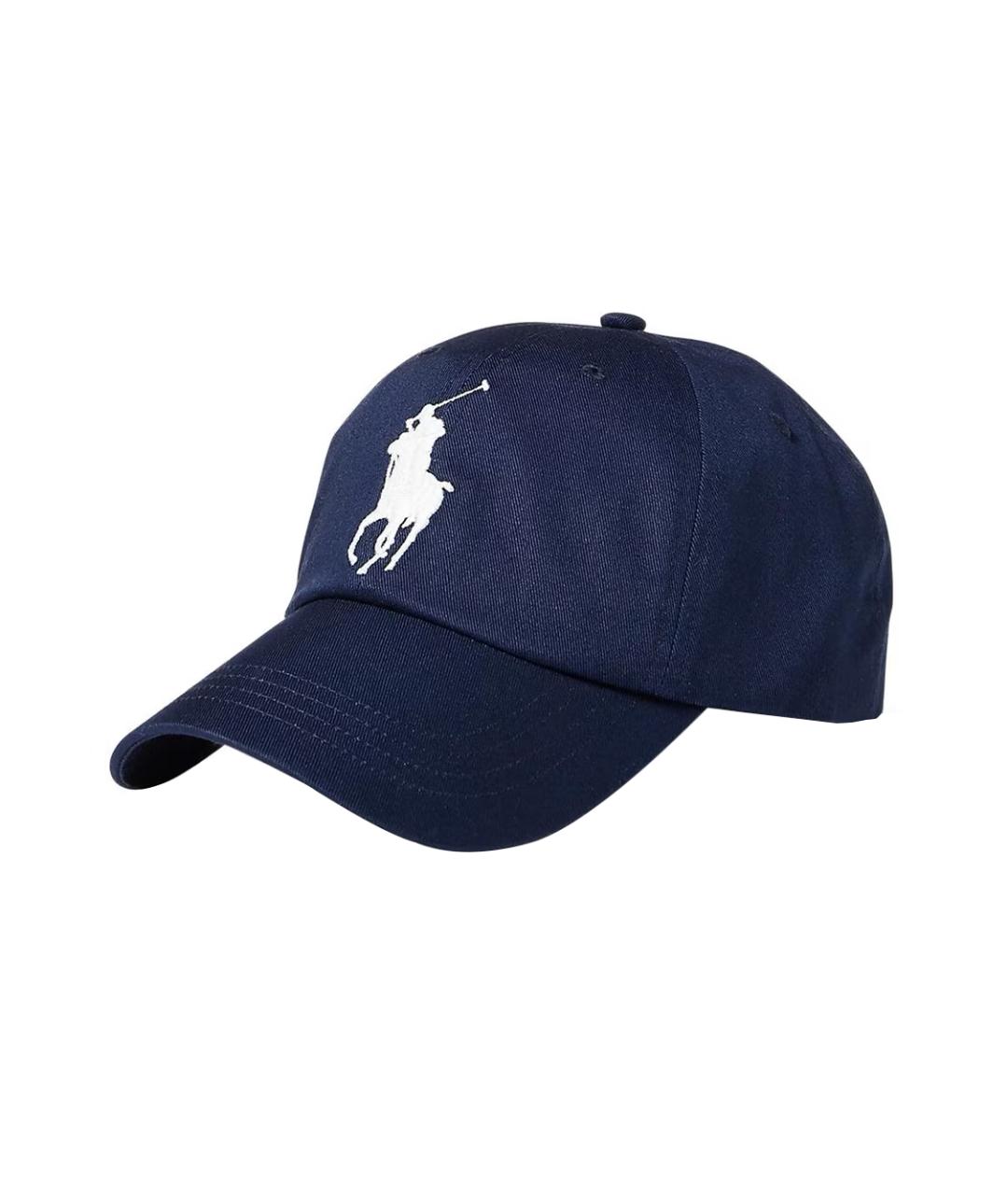 POLO RALPH LAUREN Синяя хлопковая кепка, фото 1