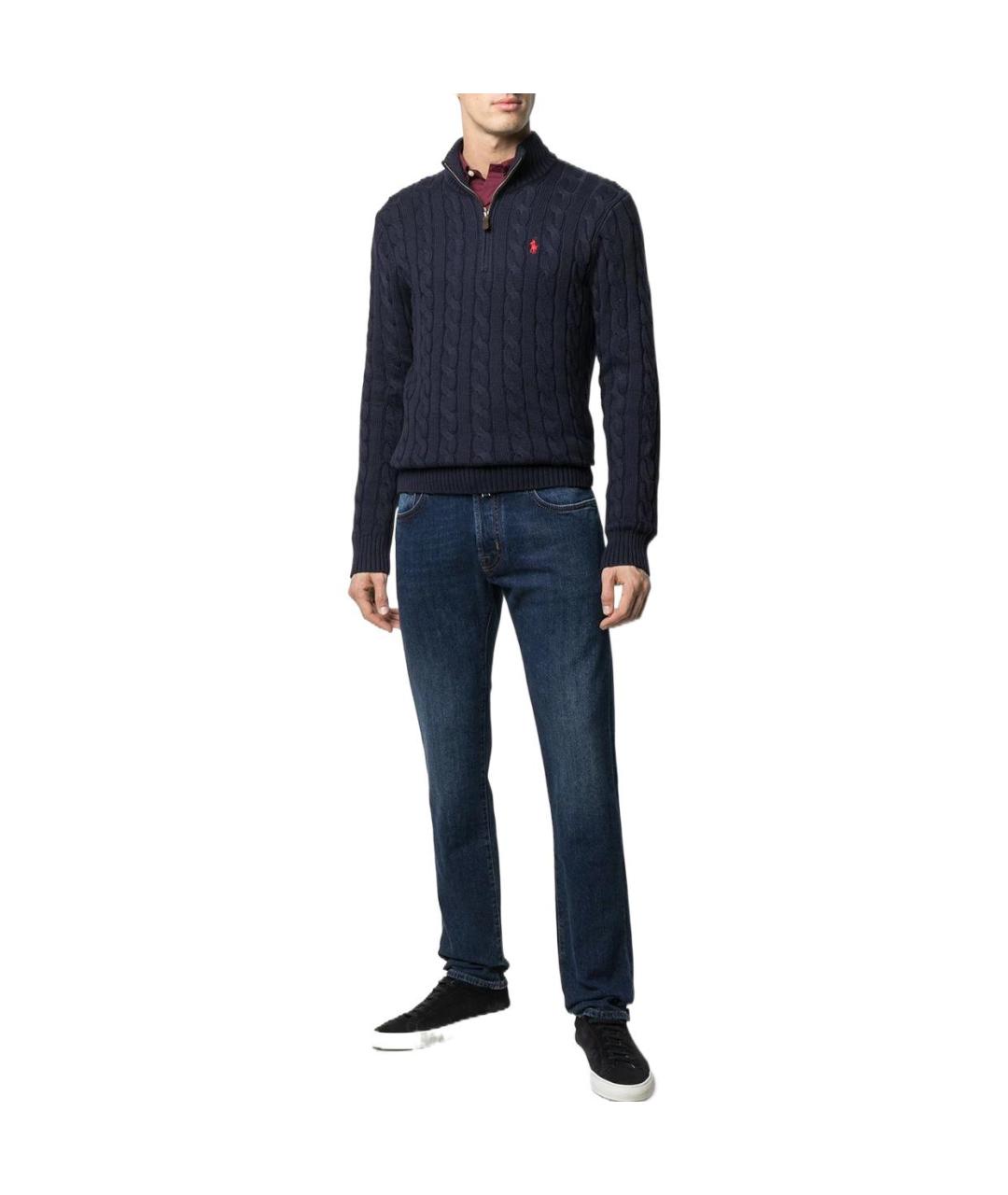 POLO RALPH LAUREN Синий джемпер / свитер, фото 3