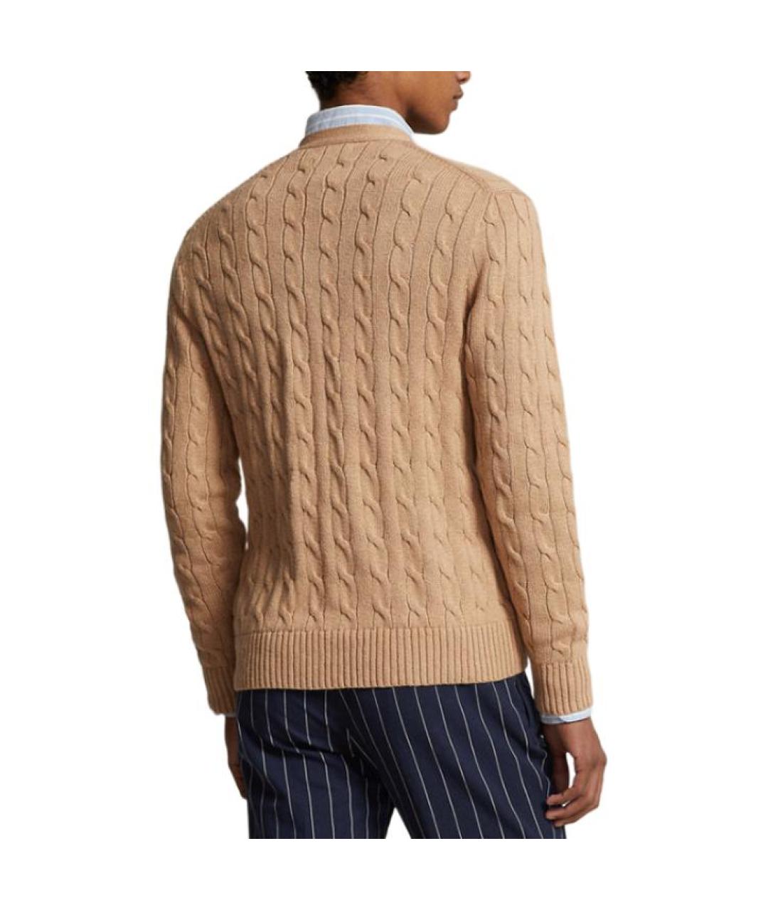 POLO RALPH LAUREN Бежевый джемпер / свитер, фото 3