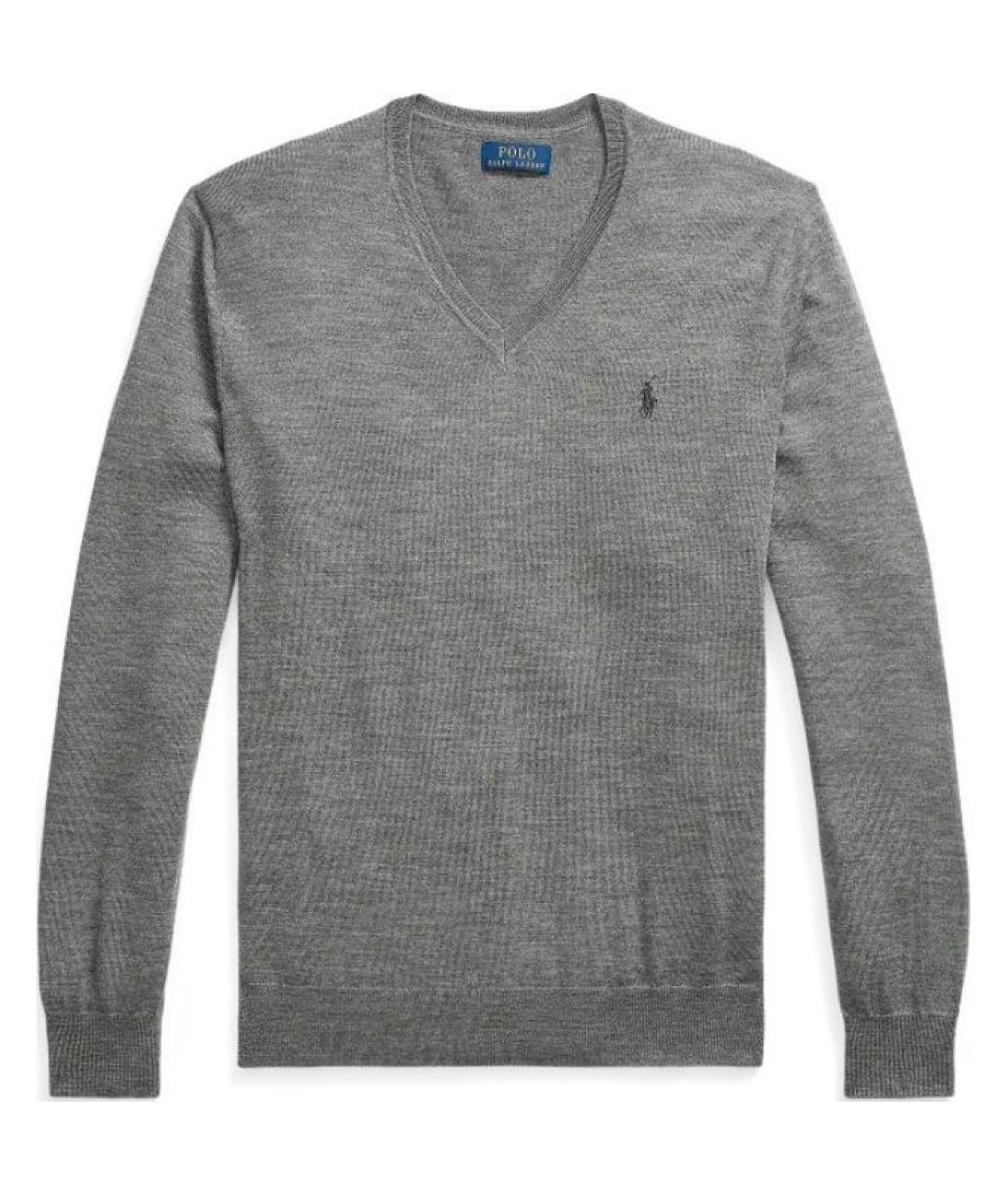 POLO RALPH LAUREN Серый джемпер / свитер, фото 1