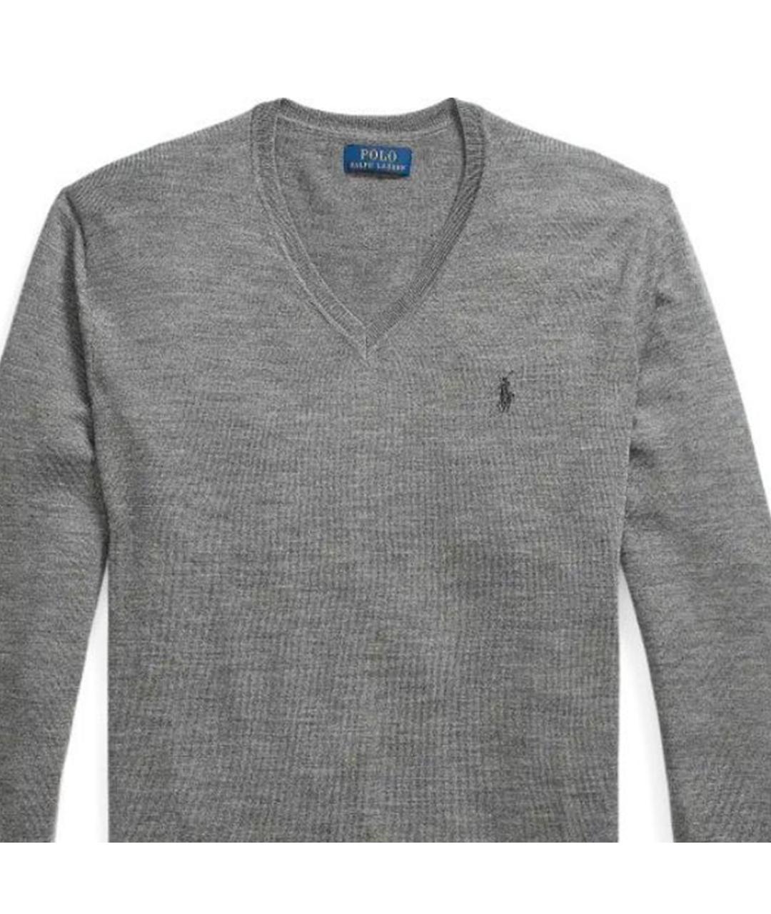 POLO RALPH LAUREN Серый джемпер / свитер, фото 2