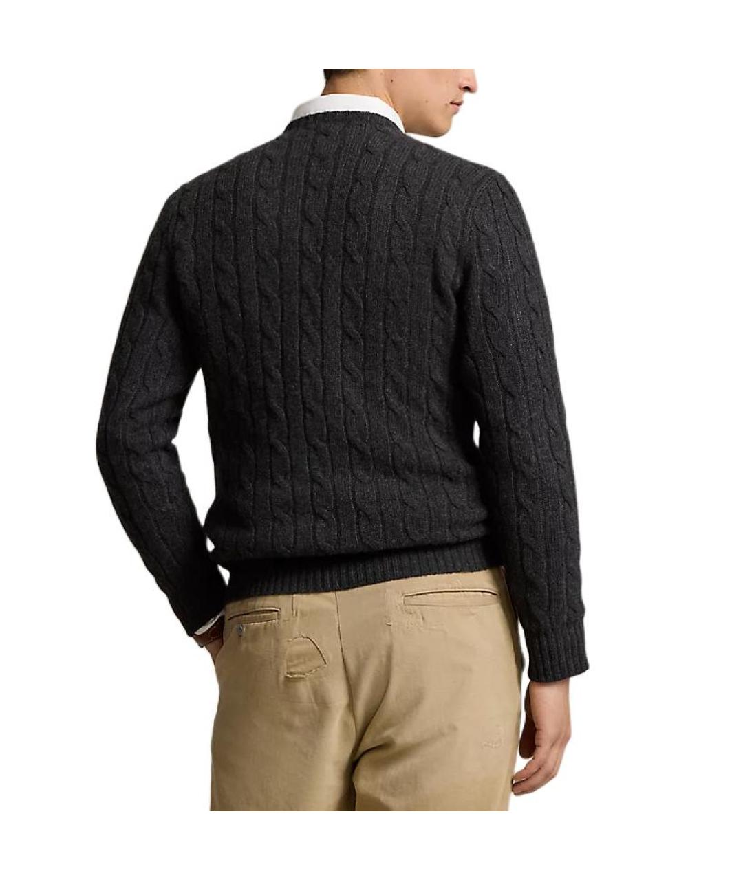 POLO RALPH LAUREN Серый джемпер / свитер, фото 4