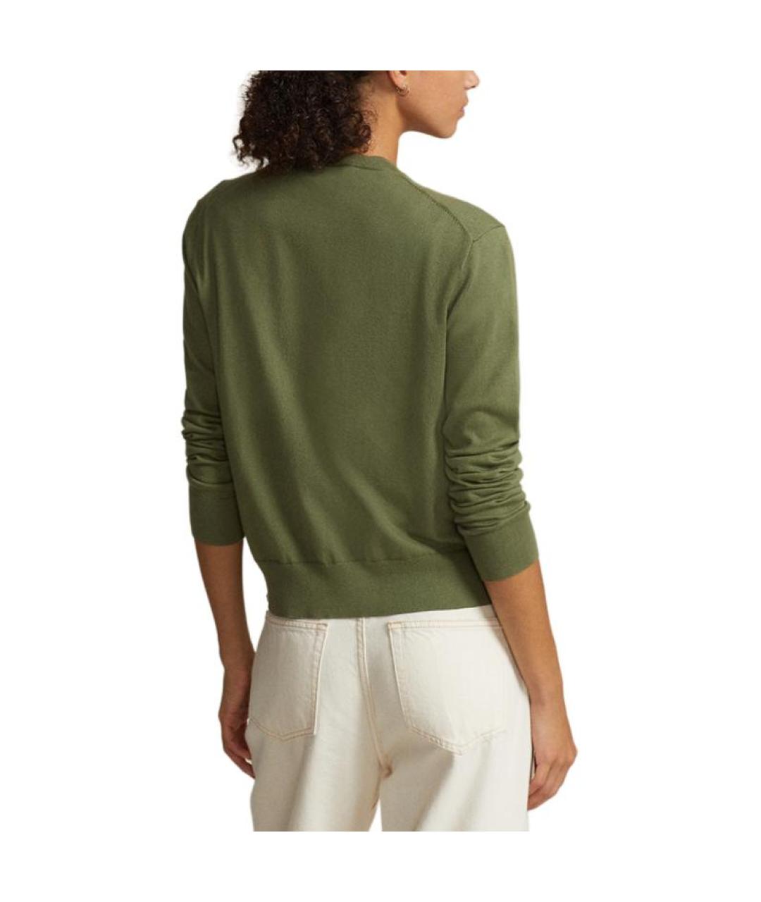 POLO RALPH LAUREN Зеленый кардиган, фото 4