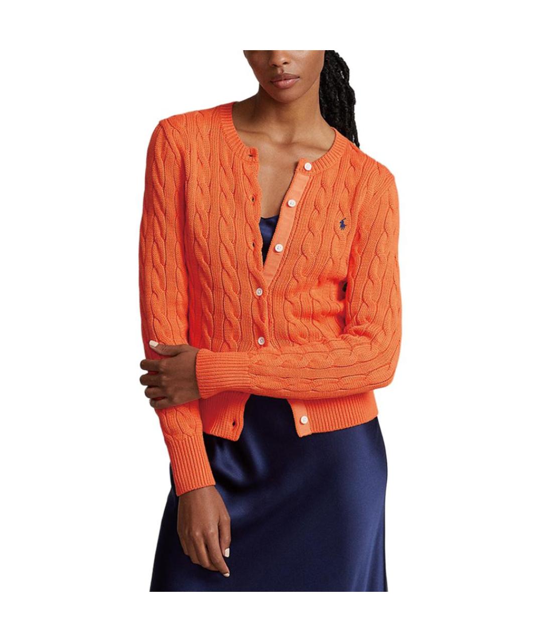 POLO RALPH LAUREN Оранжевый кардиган, фото 3