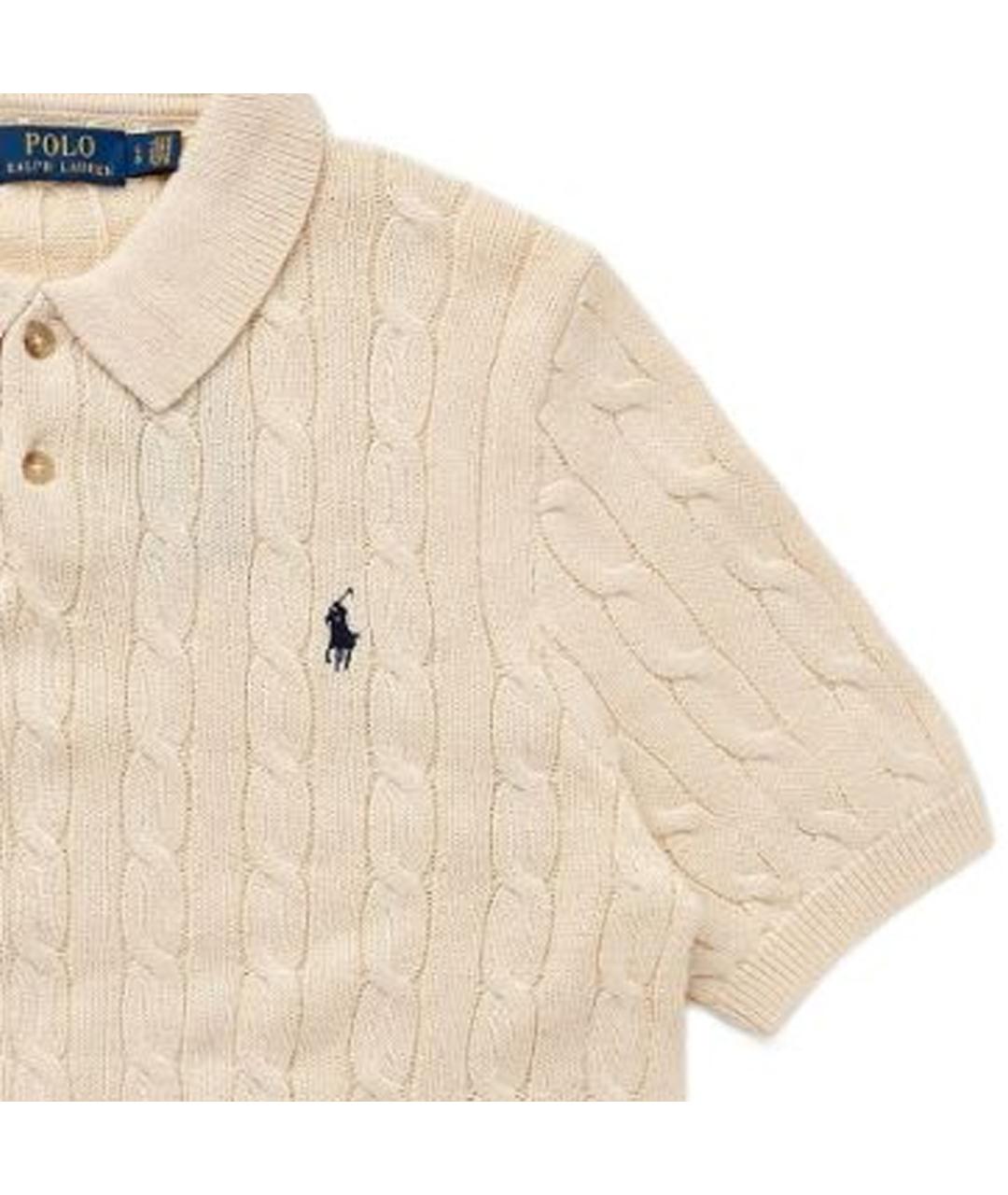 POLO RALPH LAUREN Бежевый джемпер / свитер, фото 5