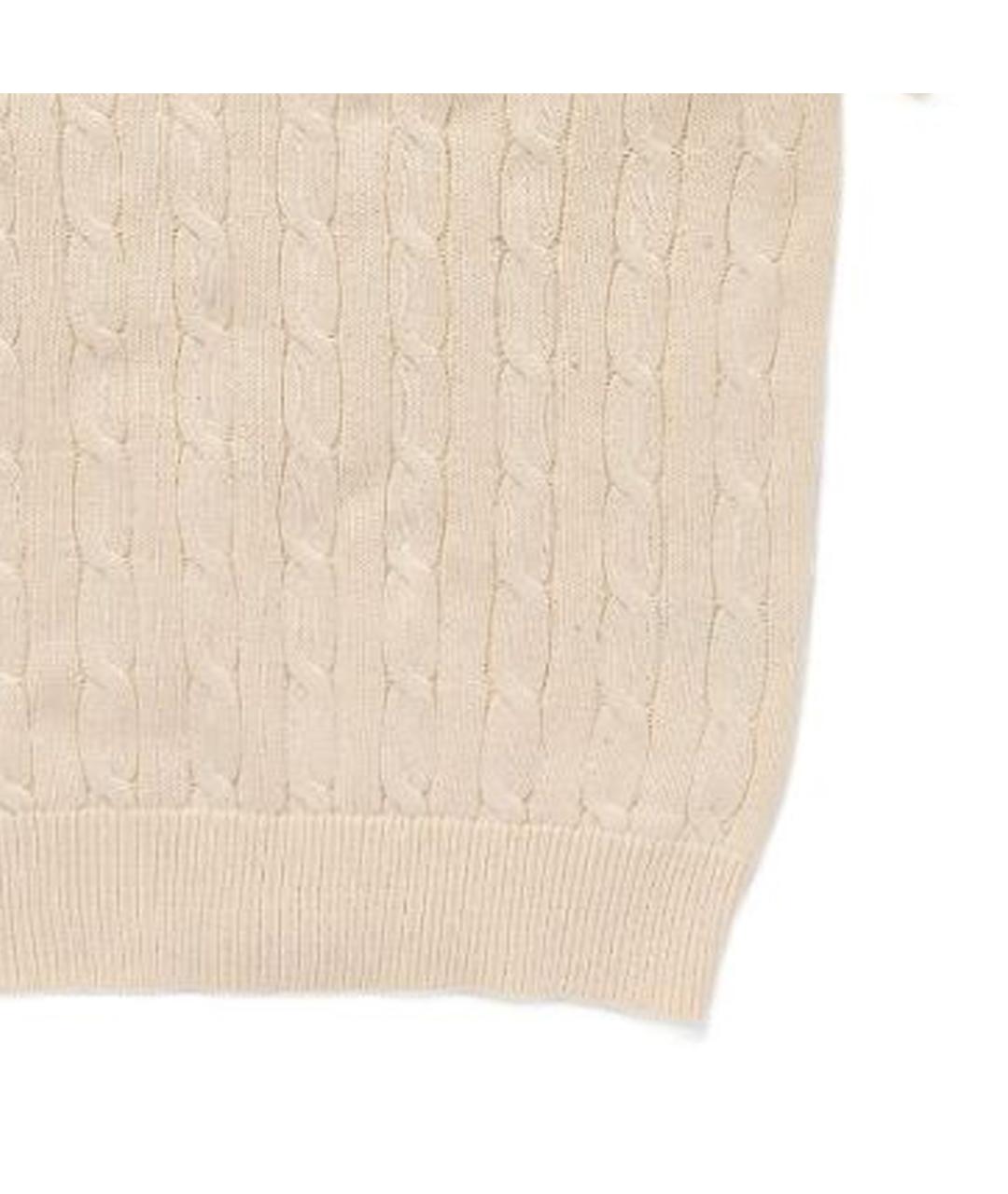 POLO RALPH LAUREN Бежевый джемпер / свитер, фото 4