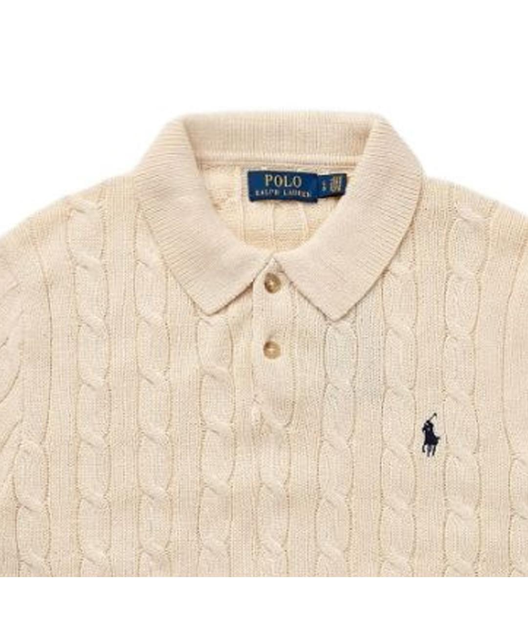 POLO RALPH LAUREN Бежевый джемпер / свитер, фото 2
