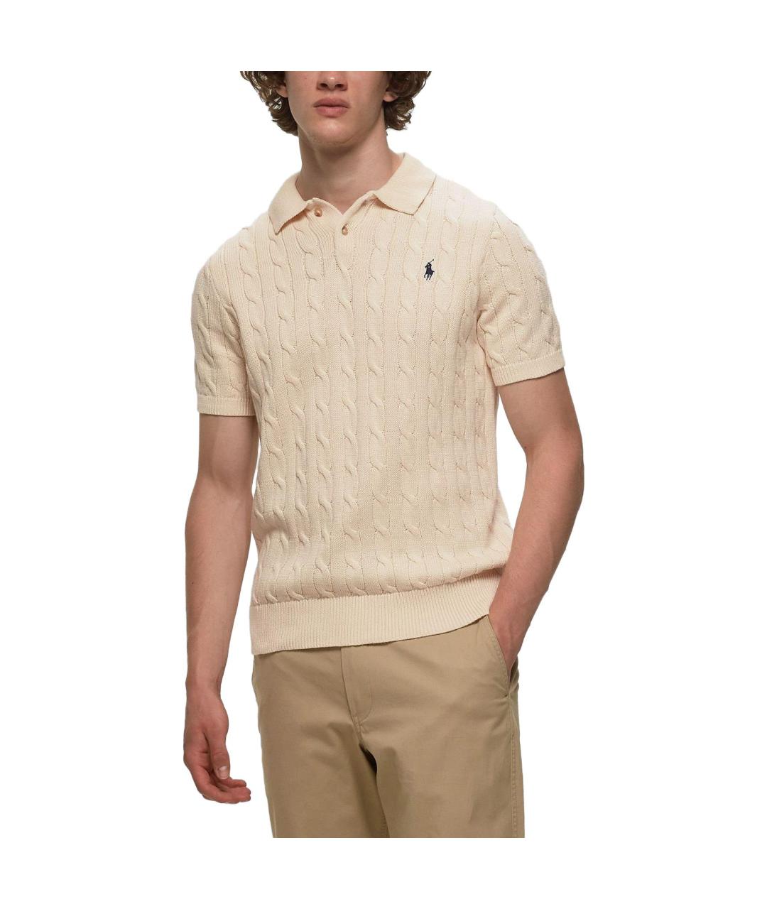 POLO RALPH LAUREN Бежевый джемпер / свитер, фото 3