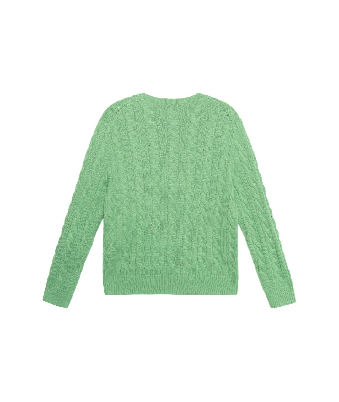 POLO RALPH LAUREN Зеленый джемпер / свитер, фото 2