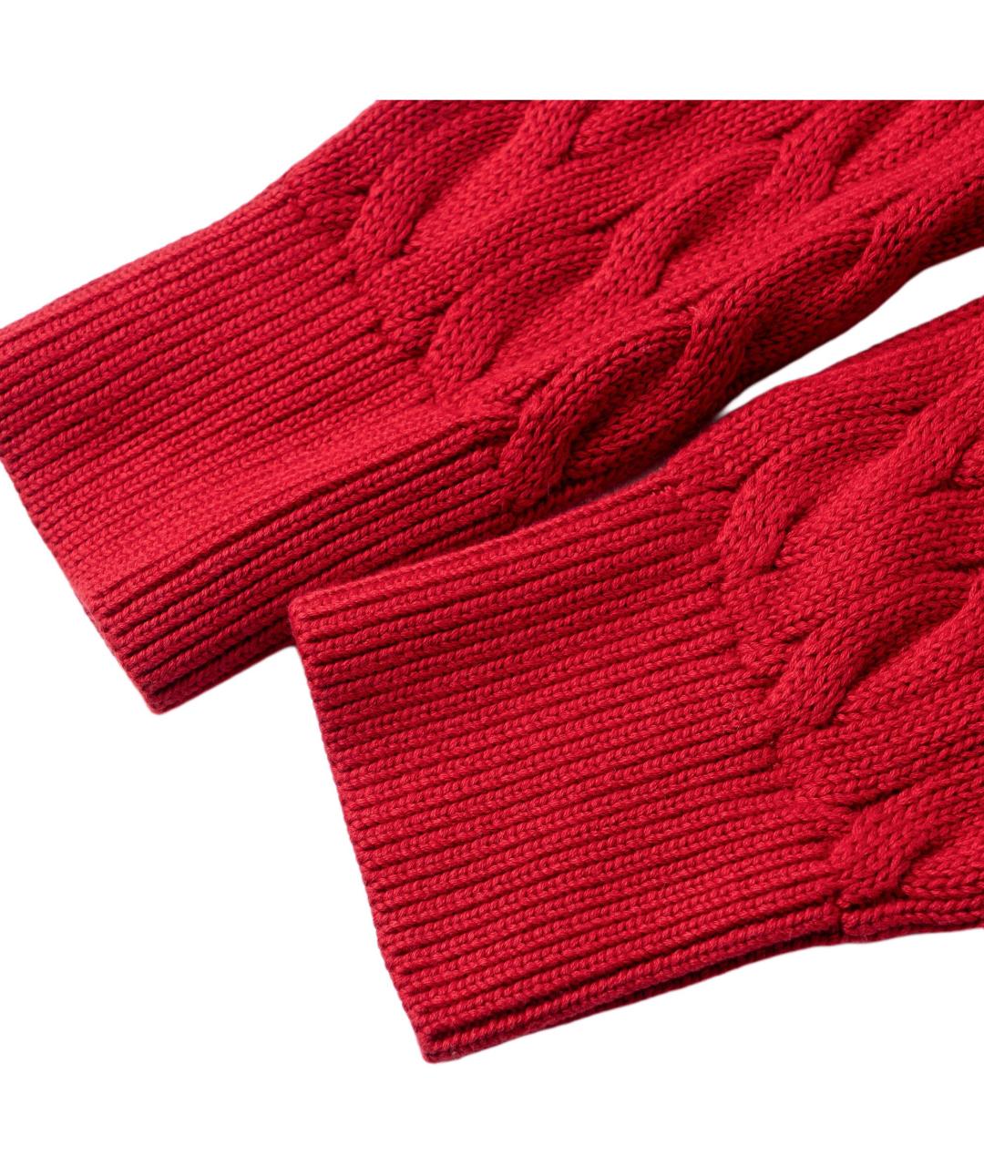 POLO RALPH LAUREN Красный хлопковый кардиган, фото 3