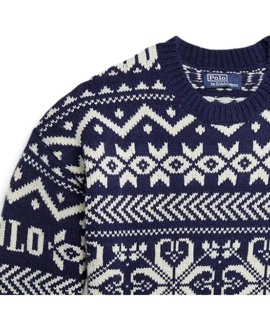 POLO RALPH LAUREN Темно-синий джемпер / свитер, фото 5