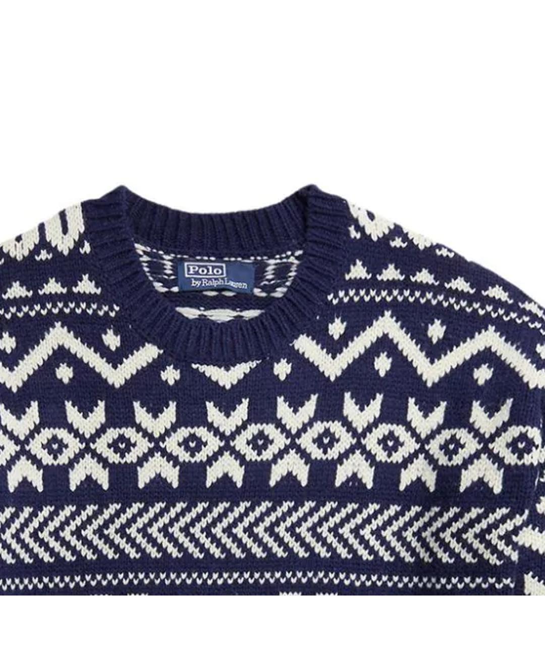 POLO RALPH LAUREN Темно-синий джемпер / свитер, фото 6