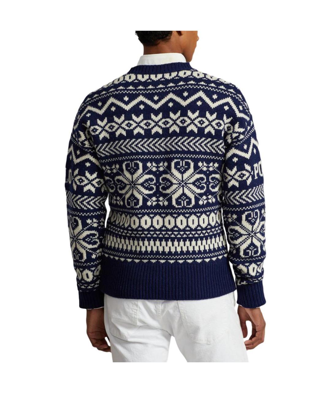 POLO RALPH LAUREN Темно-синий джемпер / свитер, фото 3