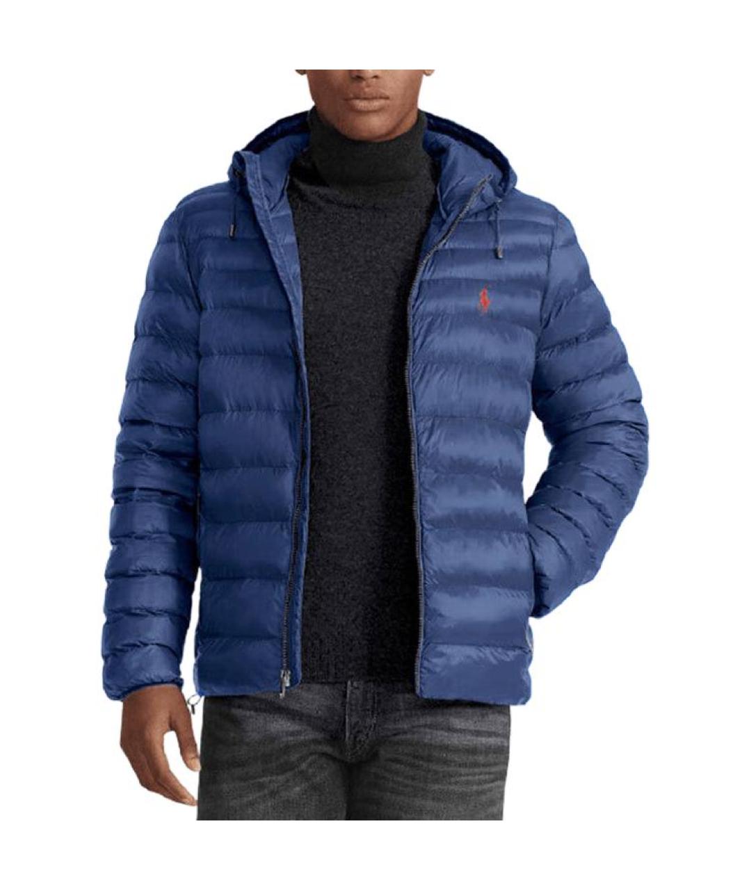 POLO RALPH LAUREN Синий пуховик, фото 2