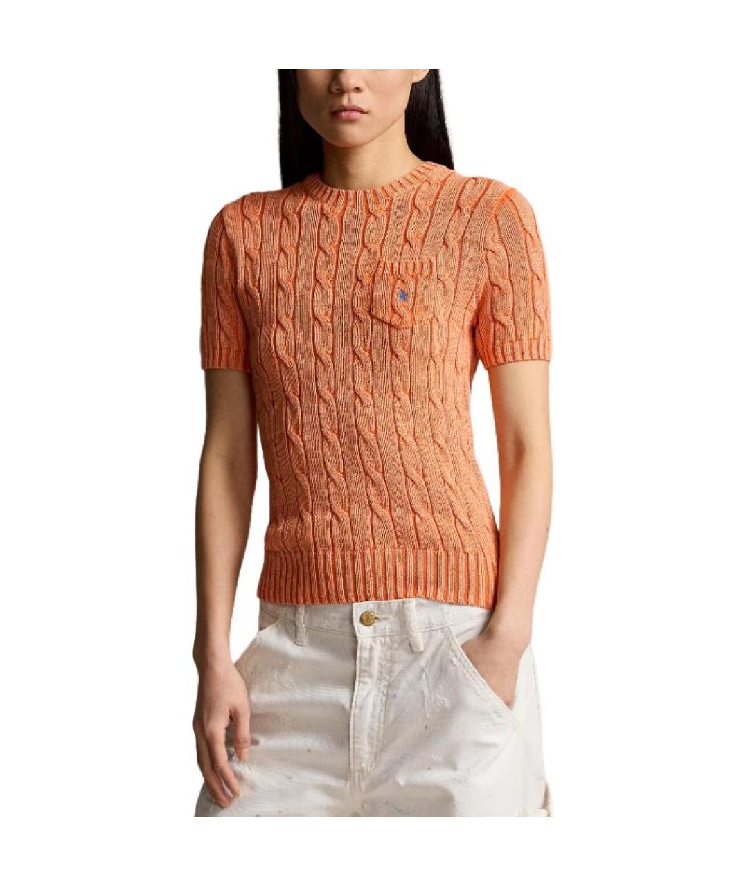 POLO RALPH LAUREN Оранжевый джемпер / свитер, фото 2