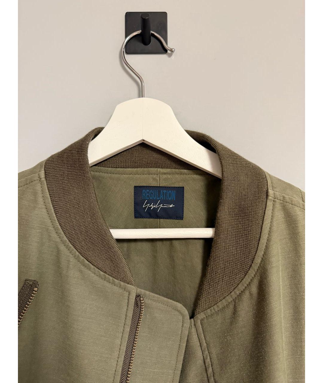 YOHJI YAMAMOTO Хаки куртка, фото 5