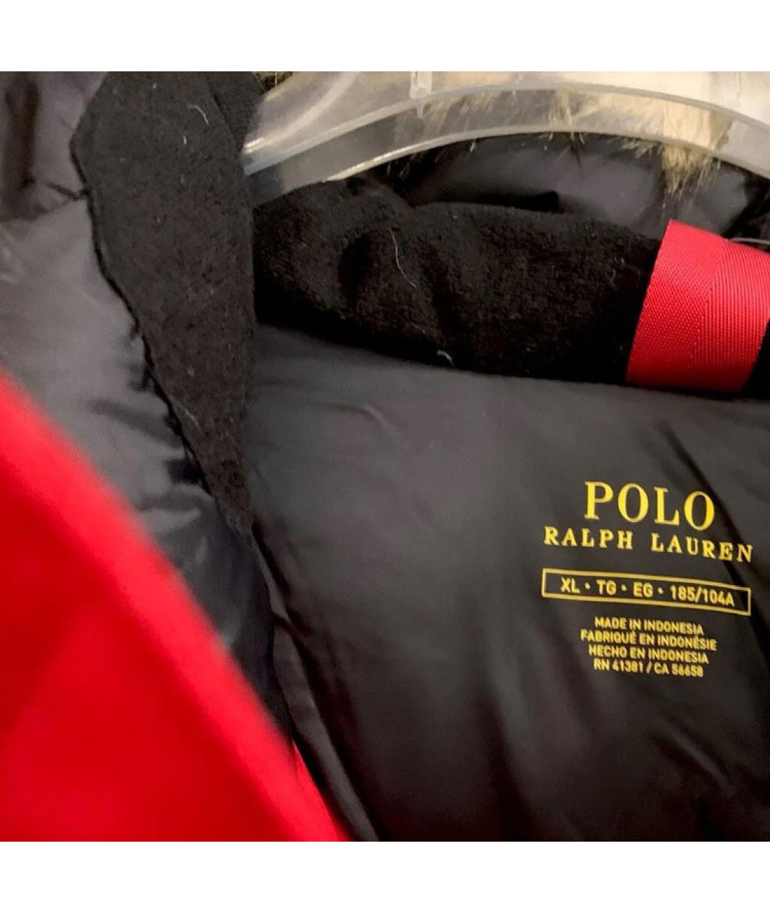 POLO RALPH LAUREN Красный пуховик, фото 2