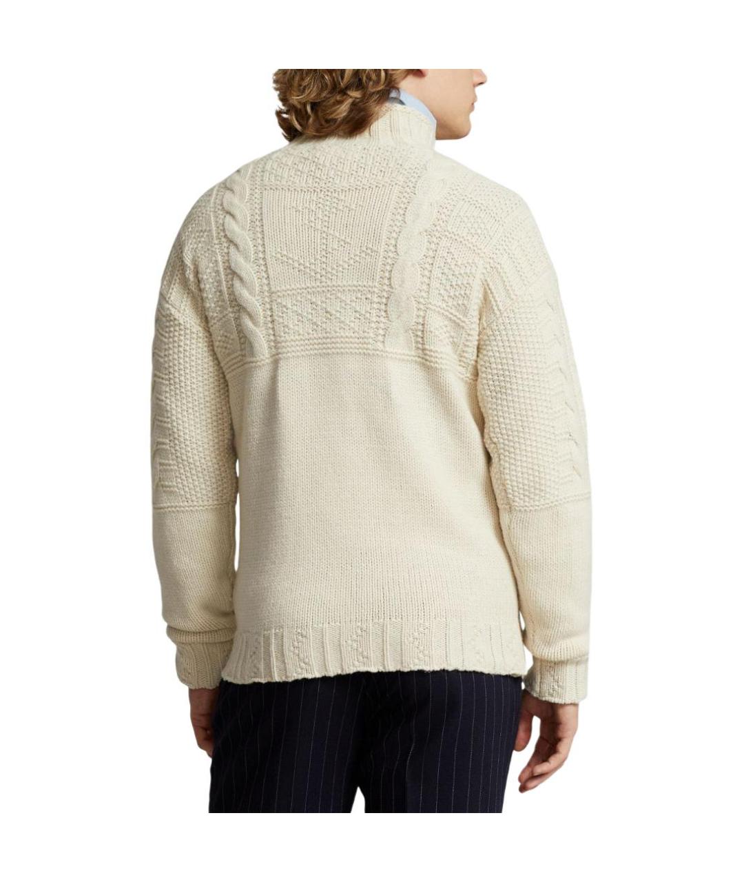 POLO RALPH LAUREN Белый джемпер / свитер, фото 3