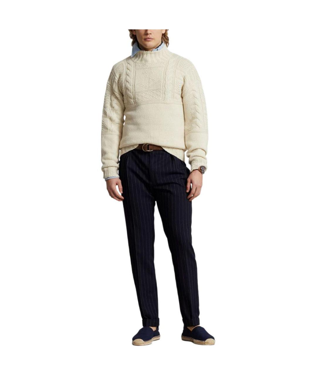 POLO RALPH LAUREN Белый джемпер / свитер, фото 4