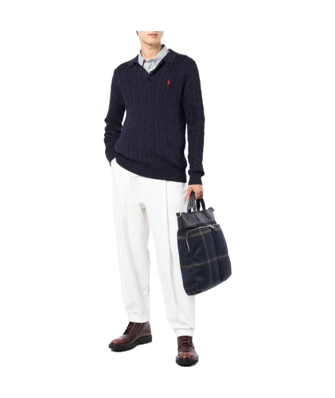 POLO RALPH LAUREN Синий джемпер / свитер, фото 2