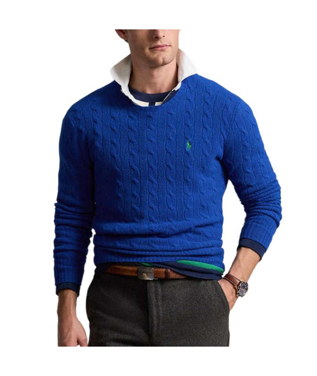 POLO RALPH LAUREN Синий джемпер / свитер, фото 3