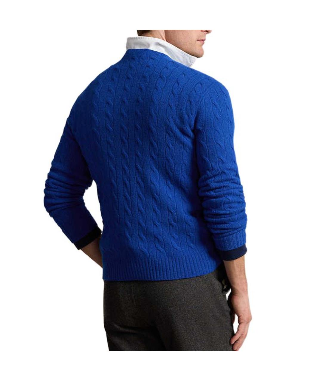POLO RALPH LAUREN Синий джемпер / свитер, фото 4