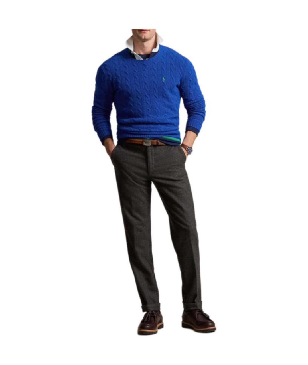 POLO RALPH LAUREN Синий джемпер / свитер, фото 2