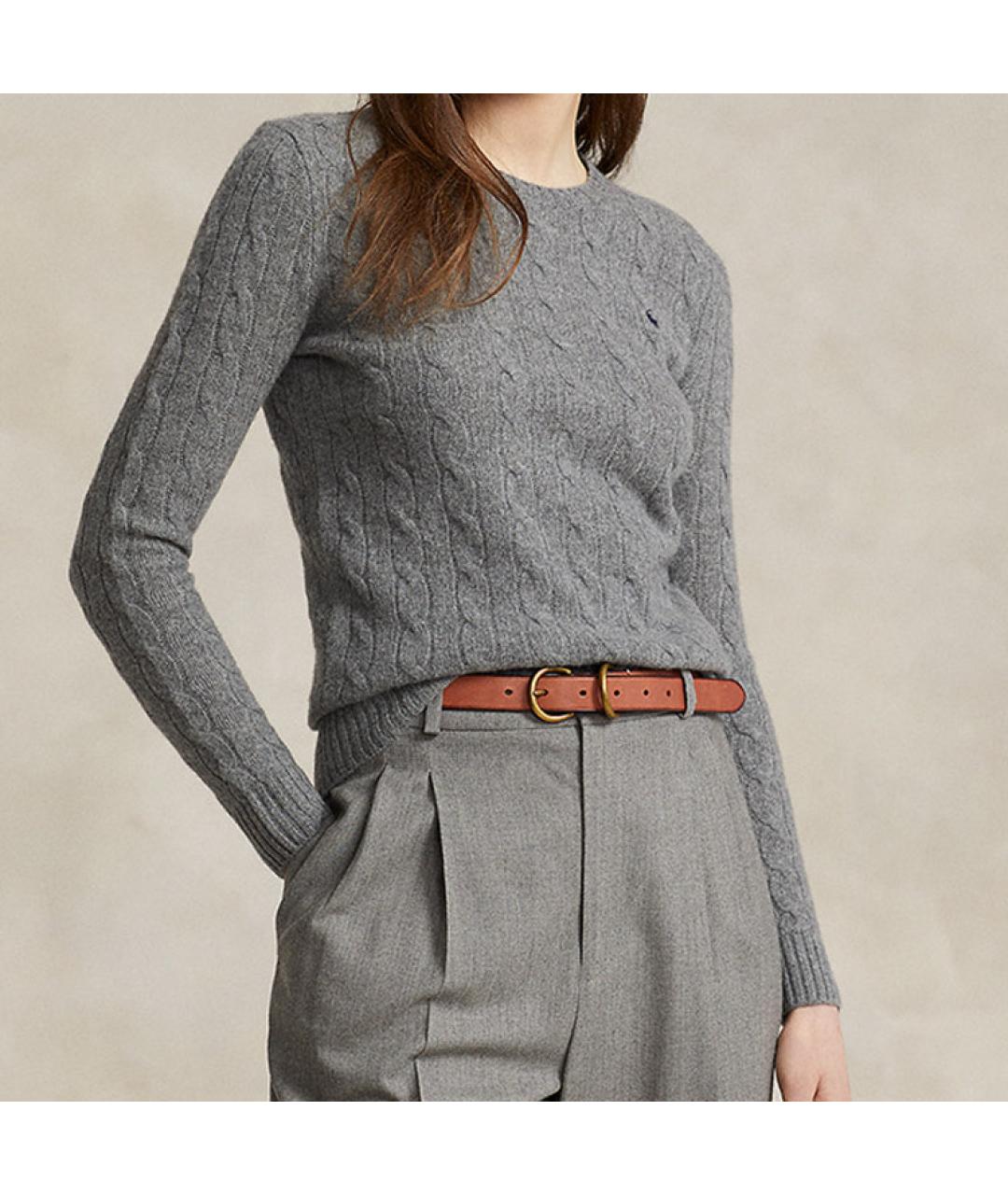 POLO RALPH LAUREN Серый джемпер / свитер, фото 4