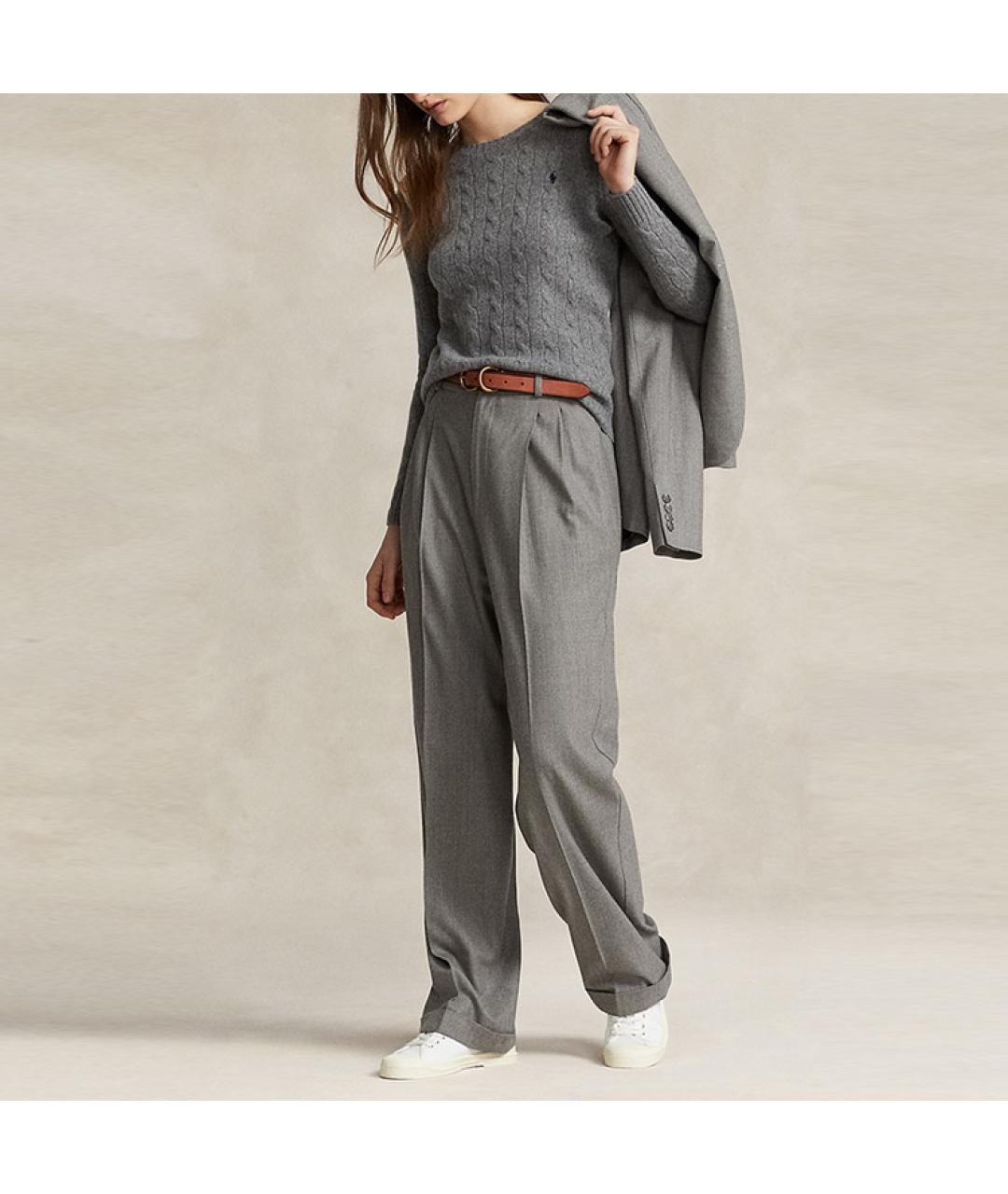 POLO RALPH LAUREN Серый джемпер / свитер, фото 3