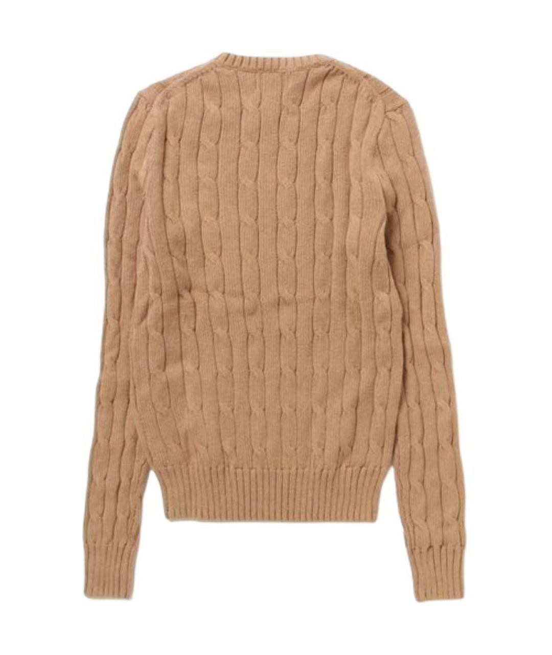 POLO RALPH LAUREN Коричневый джемпер / свитер, фото 2