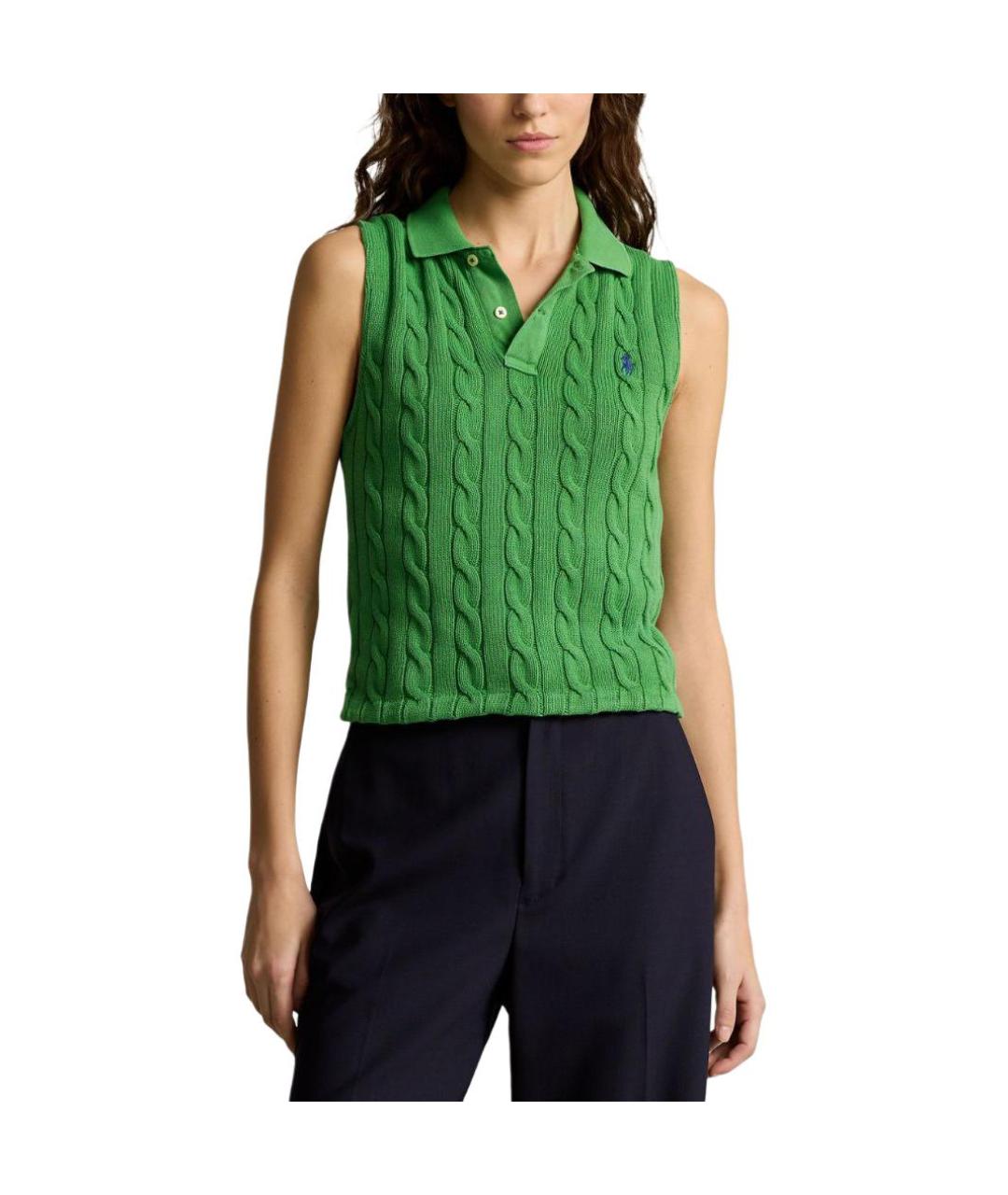 POLO RALPH LAUREN Зеленая жилетка, фото 2