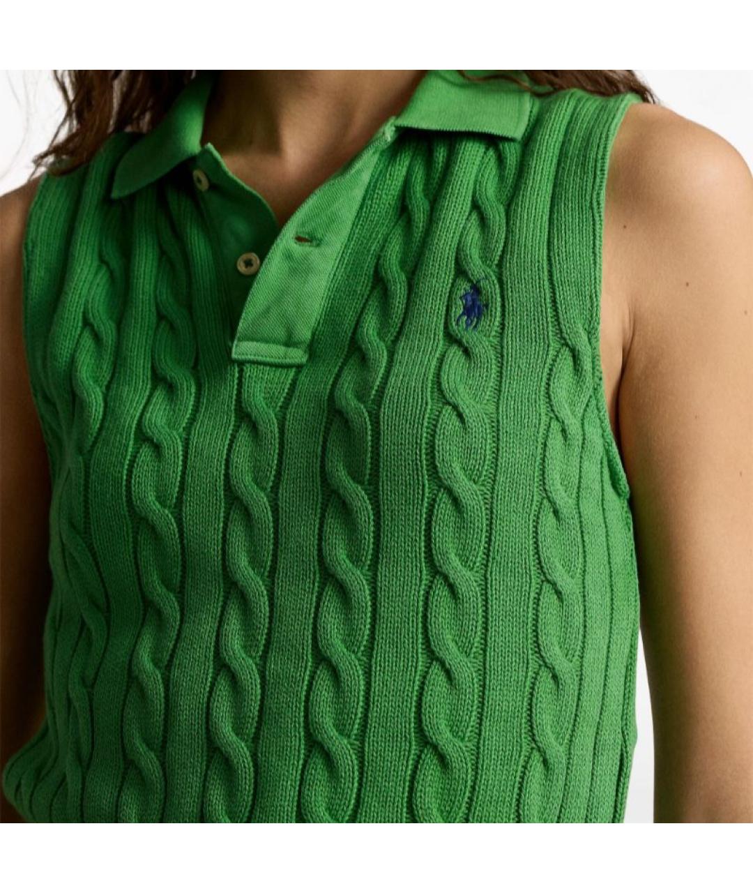 POLO RALPH LAUREN Зеленая жилетка, фото 5
