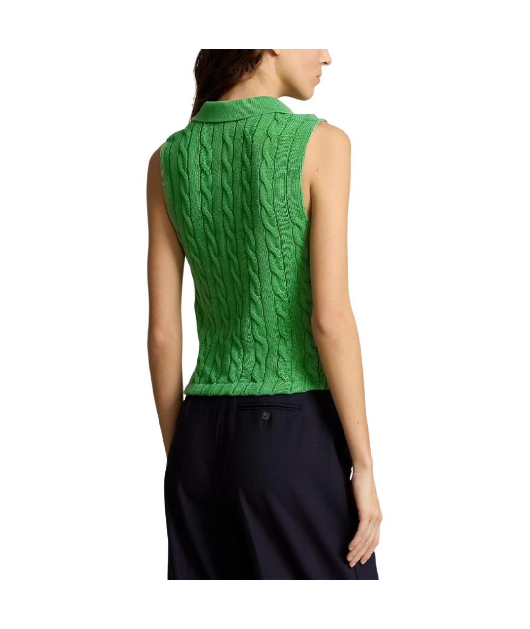 POLO RALPH LAUREN Зеленая жилетка, фото 4