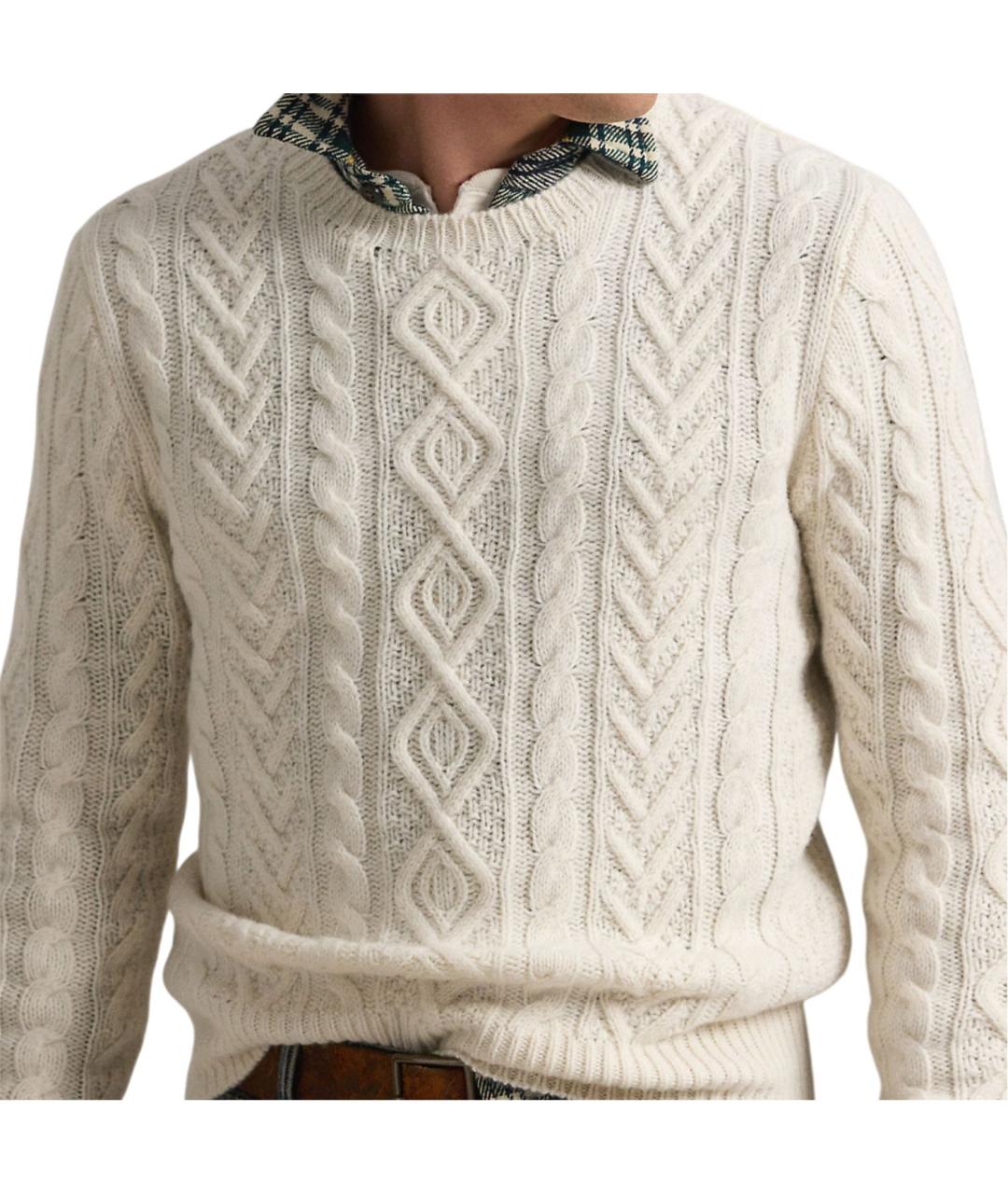 POLO RALPH LAUREN Бежевый джемпер / свитер, фото 5