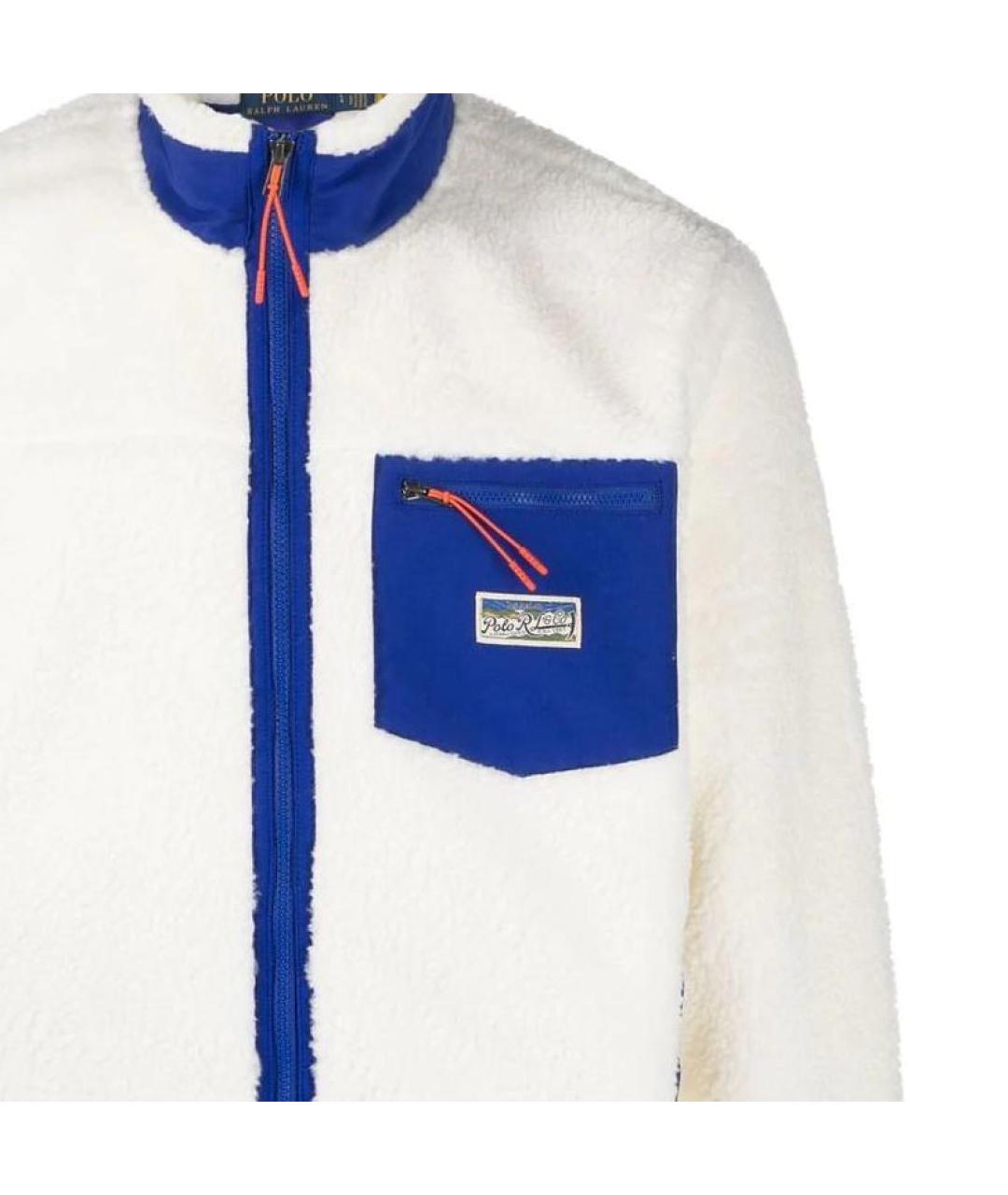 POLO RALPH LAUREN Белая полиэстеровая куртка, фото 5