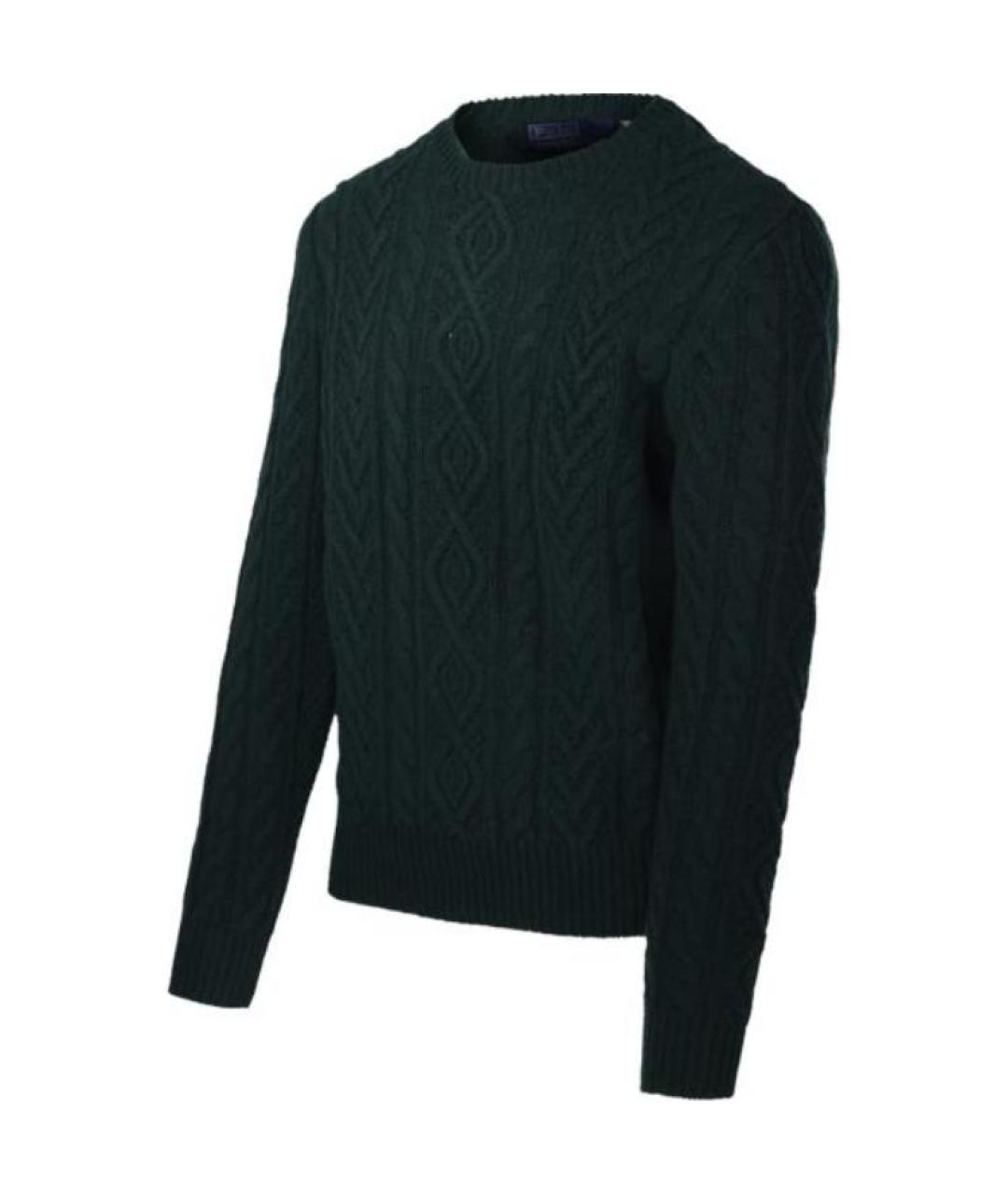 POLO RALPH LAUREN Зеленый джемпер / свитер, фото 3