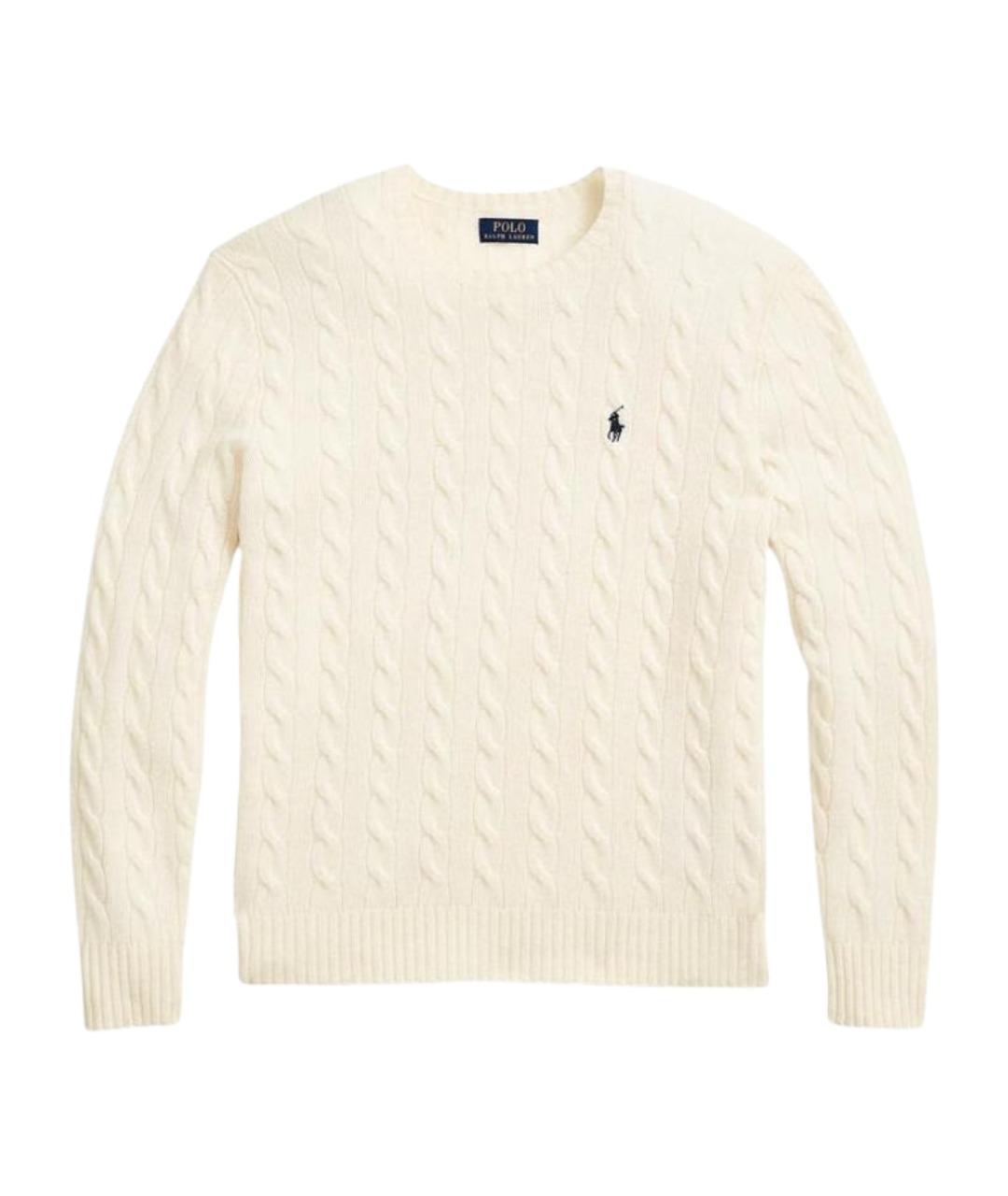 POLO RALPH LAUREN Белый джемпер / свитер, фото 1