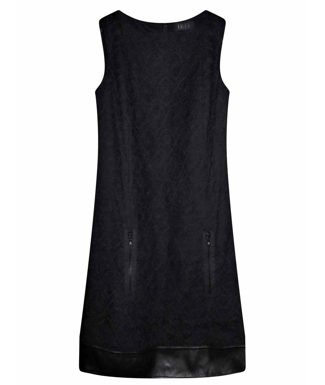 IRFE Черное хлопковое платье, фото 1