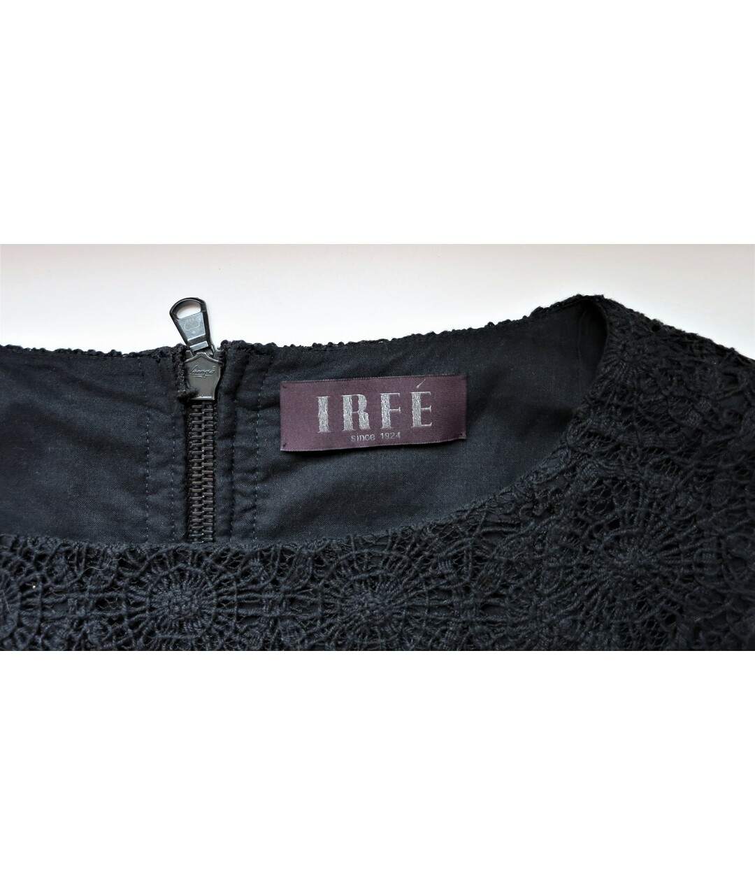 IRFE Черное хлопковое платье, фото 8